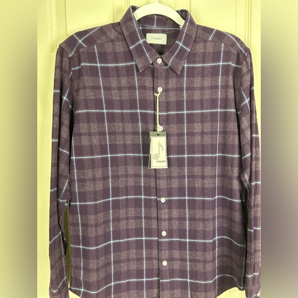 Stitch Note woolen shirt